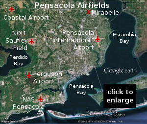 Pensacola airfields